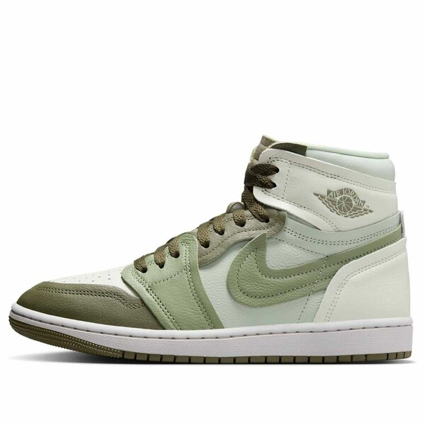 Jordan ジョーダン レディース スニーカー  【(WMNS) Air Jordan 1 High Method of Make \u0027Medium Olive Seafoam\u0027 FB9891-201】  大いさ US_9.5(26.5糎)