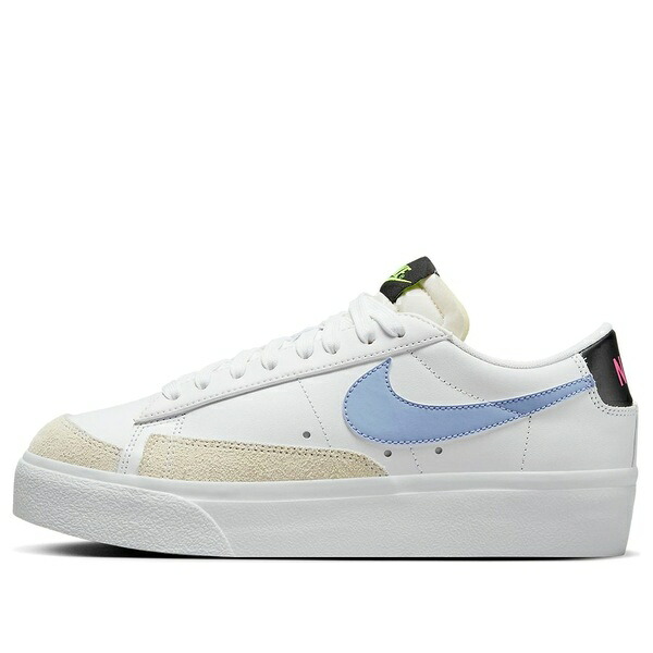 Nike ナイキ レディース スニーカー  【(WMNS) Nike Blazer Low Platform \u0027White Cobalt Bliss\u0027 FJ0738-100】  大きさ US_6.5(23.5珊)