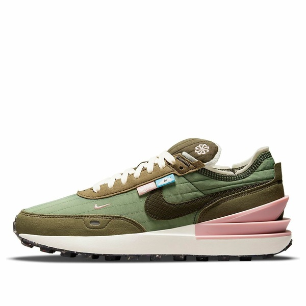 Nike ナイキ レディース スニーカー  【(WMNS) Nike Waffle One NN \u0027Toasty - Oil Green\u0027 DO4661-331】  大いさ US_8(25.0糎)