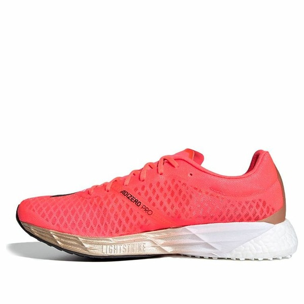 adidas アディダス レディース スニーカー 【(WMNS) adidas Adizero Adios Pro 'Signal Pink Black' FW9242】 サイズ US_6(23.0cm)|asty