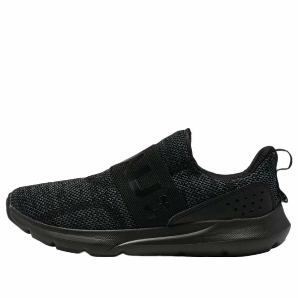 Under Armour アンダーアーマー レディース スニーカー  【(WMNS) Under Armour Surge 3 Slip \u0027Triple Black\u0027 3026507-002】  大きさ US_5(22.0糎)
