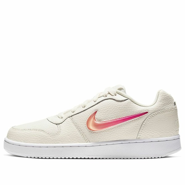 Nike ナイキ レディース スニーカー  【(WMNS) Nike Ebernon Low Prem White/Pink AQ2232-100】  大いさ US_8.5(25.5糎)