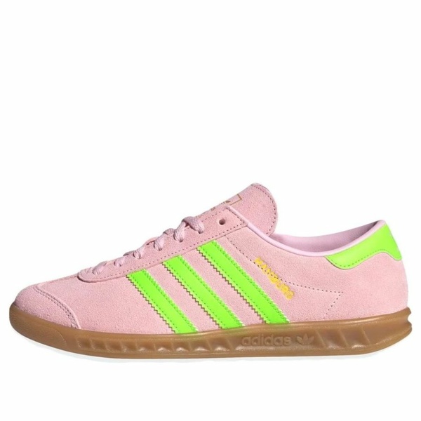 adidas アディダス レディース スニーカー  【(WMNS) adidas Hamburg \u0027Clear Pink Solar Green\u0027 JS0683】  大きさ US_W_12