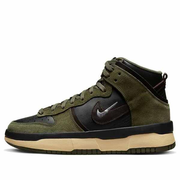 Nike ナイキ レディース スニーカー  【(WMNS) Nike Dunk High Up \u0027Medium Olive\u0027 DH3718-200】  大いさ US_9.5(26.5糎)