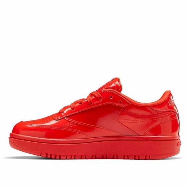 Reebok リーボック レディース スニーカー  【(WMNS) Reebok Cardi B x Club C Double \u0027Instinct Red\u0027 FZ5219】  大きさ US_8.5(25.5珊)