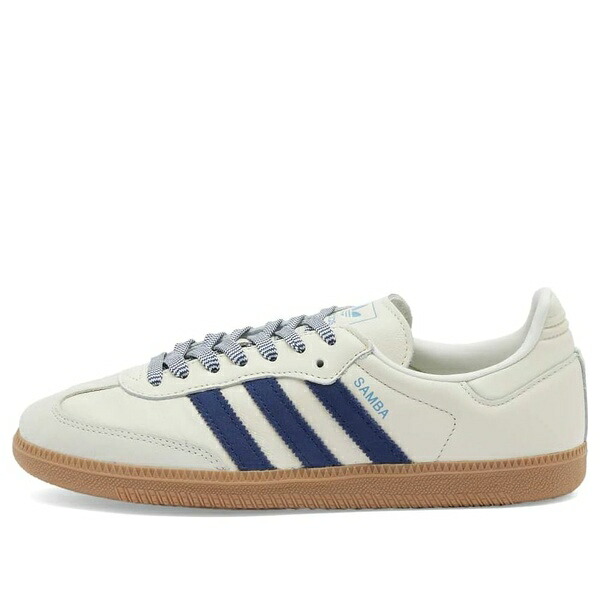adidas アディダス レディース スニーカー  【(WMNS) adidas Samba OG \u0027Off White Dark Blue\u0027 JI3907】  大いさ US_6.5(23.5糎)