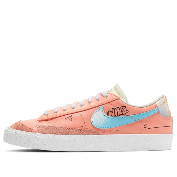 Nike ナイキ レディース スニーカー  【(WMNS) Nike Blazer Low \u002777 Doodle Yuanyang Swoosh For Pink DJ4281-641】  大きさ US_8(25.0珊)