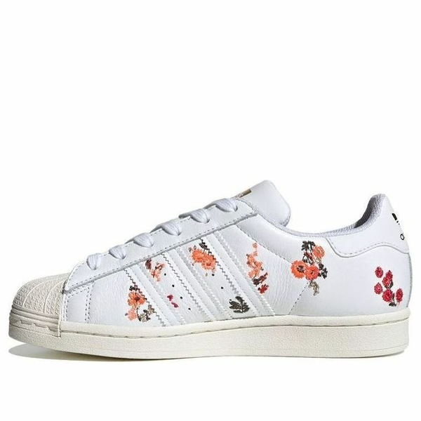 adidas アディダス レディース スニーカー  【(WMNS) adidas Superstar \u0027White Floral\u0027 FY8768】  大いさ US_5.5(22.5糎)
