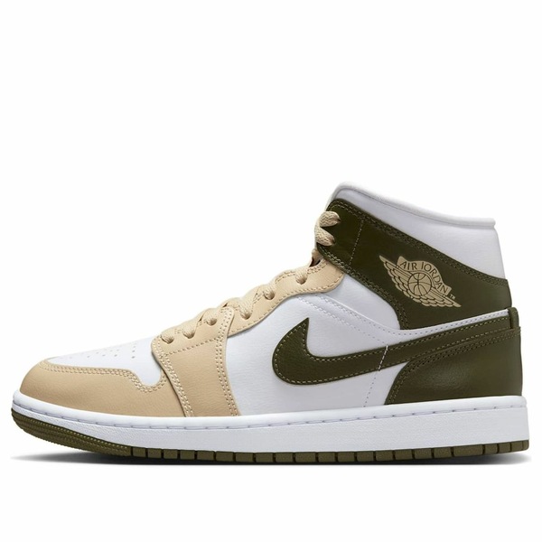 Jordan ジョーダン レディース スニーカー  【(WMNS) Air Jordan 1 Mid \u0027Military Drab\u0027 BQ6472-120】  大いさ US_8(25.0糎)