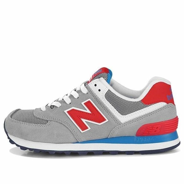 New Balance ニュー平衡にする レディース スニーカー  【(WMNS) New Balance 574 \u0027Light Grey Red\u0027 WL574MON】  大きさ US_6.5(23.5珊)