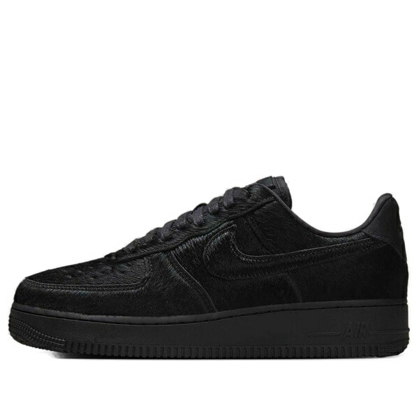Nike ナイキ レディース スニーカー  【(WMNS) Nike Air Force 1 Low \u002707 Pony Hair \u0027Triple Black\u0027 II7398-001】  大きさ US_W_12
