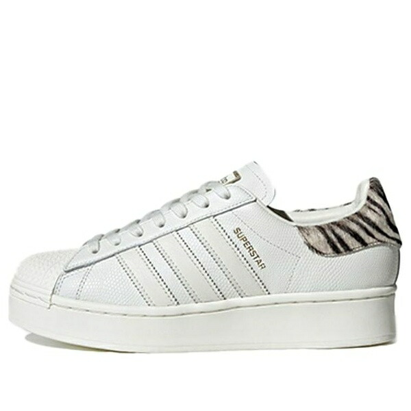adidas アディダス レディース スニーカー  【(WMNS) adidas Superstar Bold \u0027Heel Patch Animal Print\u0027 FV3458】  大きさ US_8(25.0糎)