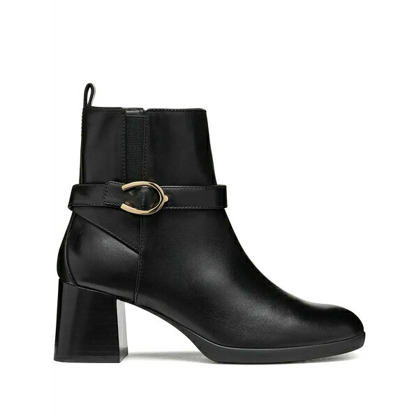 ジェオックス レディース ブーツ シューズ 60粍 buckle-strap boots Black