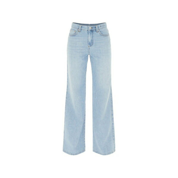 マレーラ レディース ジーンズズボン下 ボトムス Blue wide-leg jeans Blue
