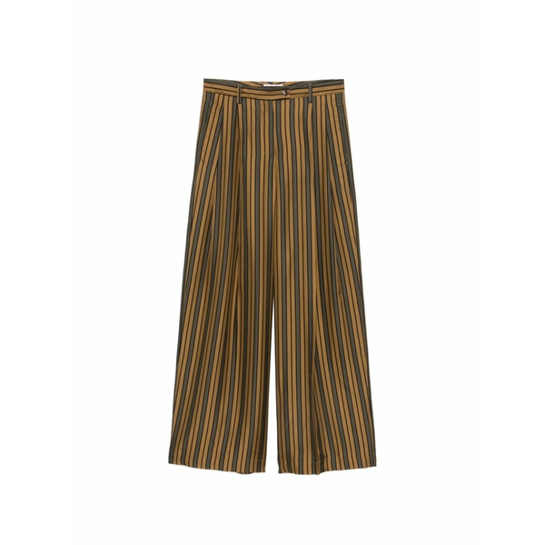 アルベルト ビアーニ レディース カジュアルパンツ ボトムス Vertical-stripe trousers Brown｜asty 106,900円