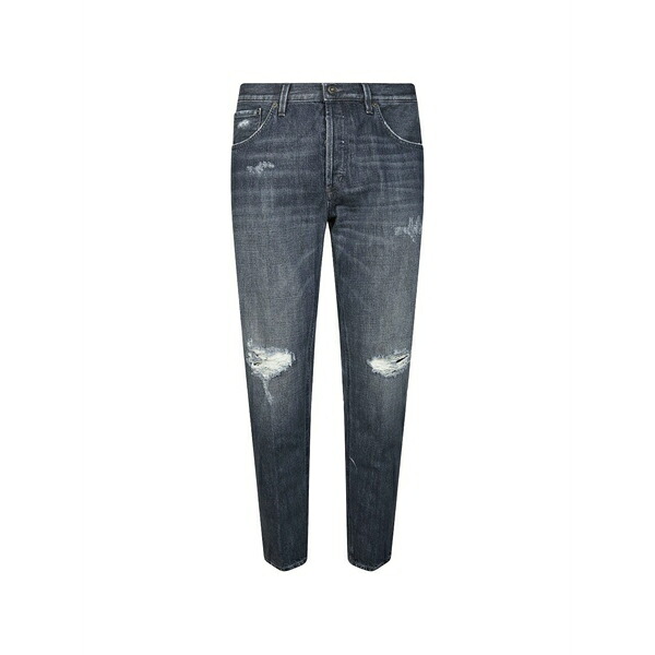 ドンダップ メンズ ジーンズズボン下 ボトムス Brighton distressed jeans Grey