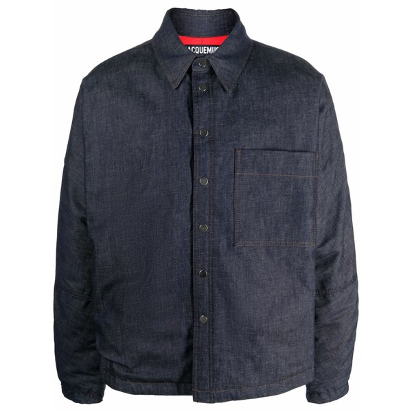 ジャクエムス メンズ プルオーバー トップス La surchemise de n??mes overshirt Blue