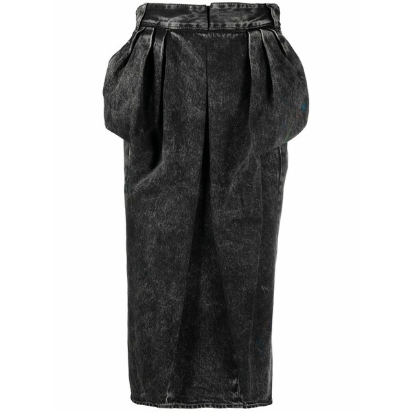 マルタンマルジェラ レディース スコート ボトムス Denim MIDI skirt Black