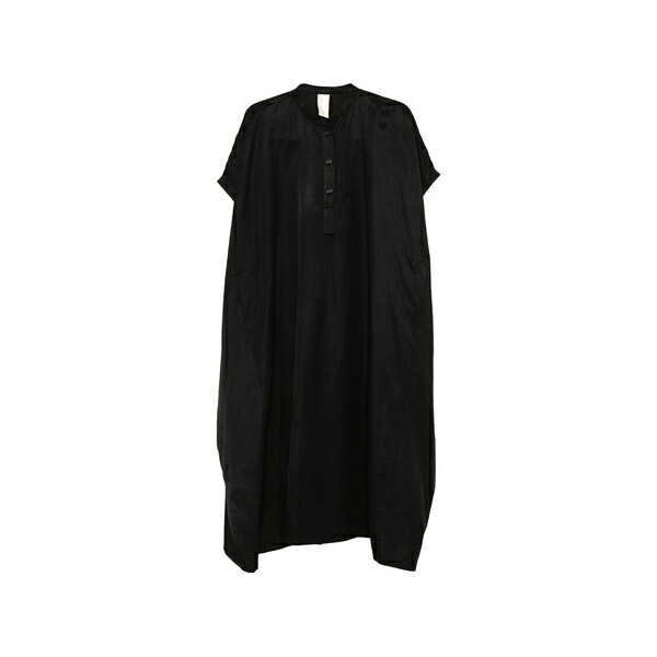 ソーオ レディース ワンピース トップス Short-sleeve midi dress Black｜asty