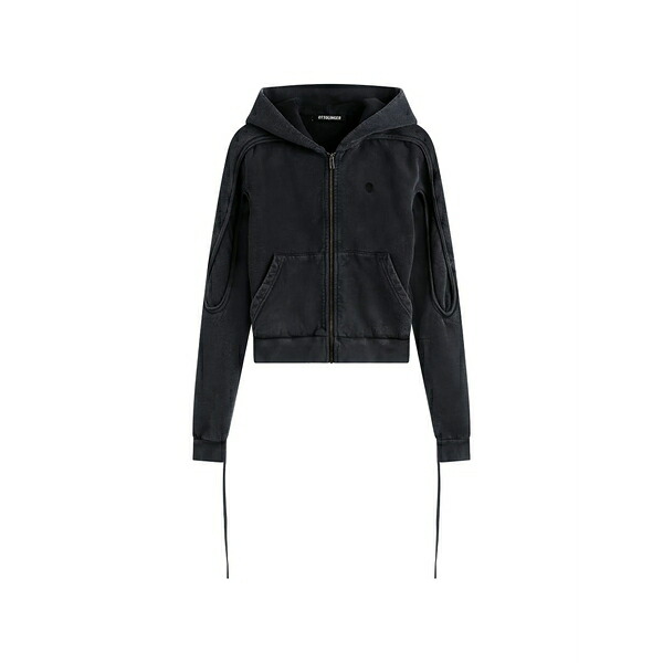 オットリンガー メンズ パーカー・スウェットシャツ アウター Zip hooded sweatshirt Black