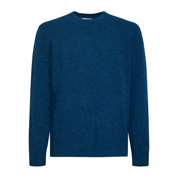エムシーツーセイントバース メンズ ニット\u0026セーター アウター Logo-embroidered crew-neck sweater Blue
