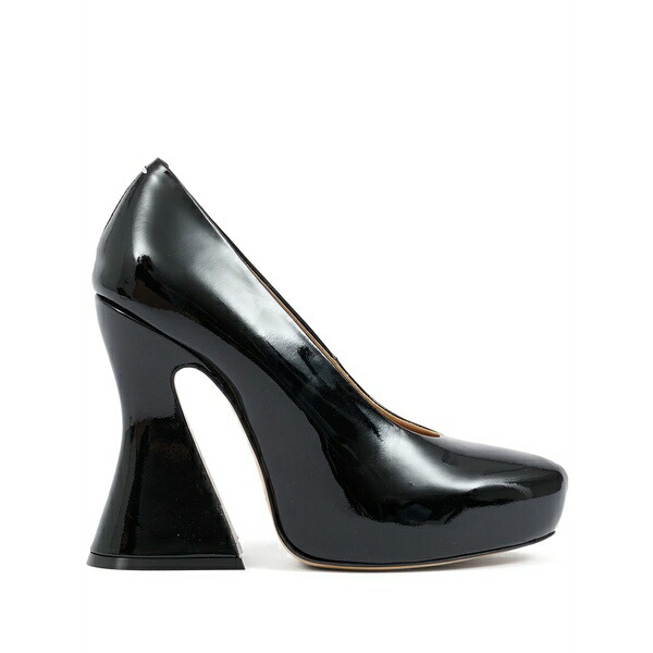 マルタンマルジェラ レディース パンプス シューズ Sketch 120粍 patent-leather pumps Black