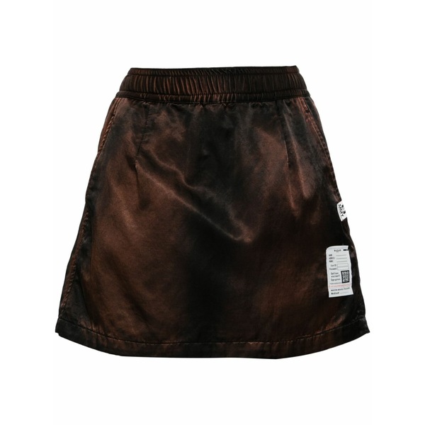 ミハラヤスヒロ レディース 心地好いズボン下 ボトムス Mini wraparound skorts Black