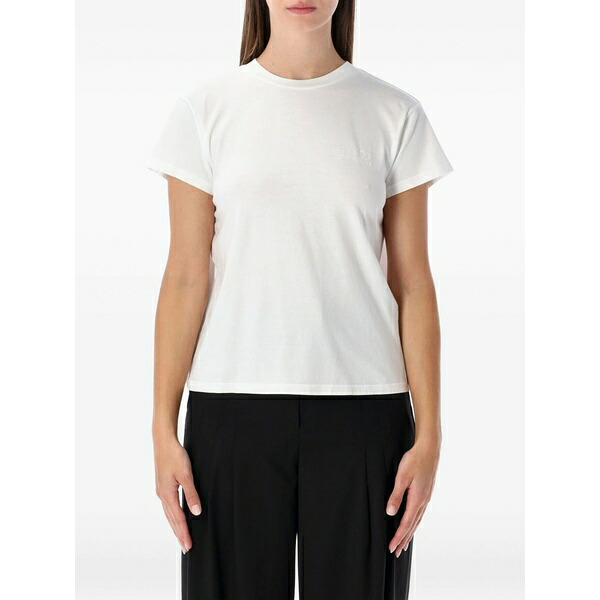 マルタンマルジェラ レディース プルオーバー トップス Back-detail panel t-shirt White