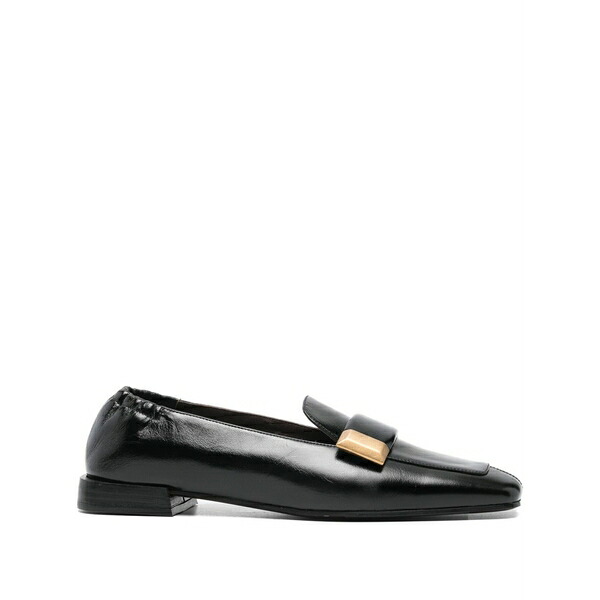ロベルトフェスタ レディース スリッポン・ローファー シューズ Square-toe loafers Black