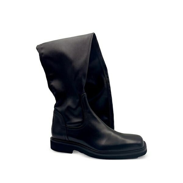 グリエルモ ロッタ レディース ブーツ シューズ Square-toe over-the-knee boots Black