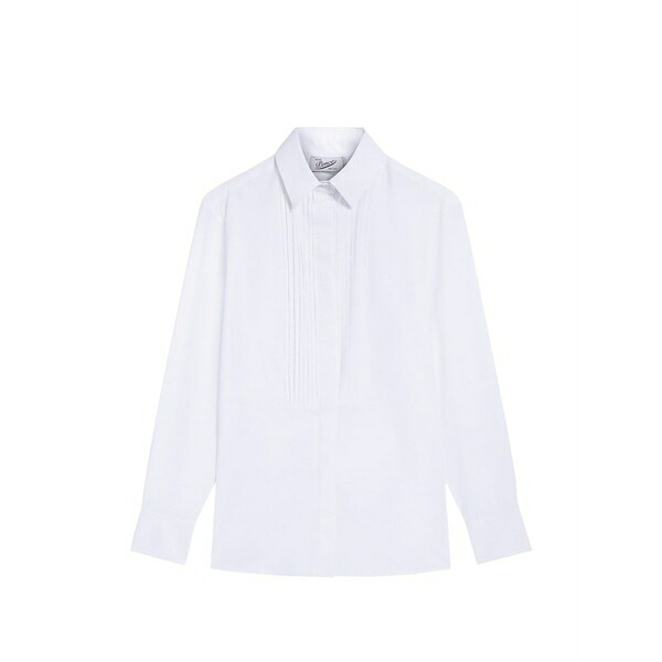 ペンス レディース シャツ トップス Pleated shirt White