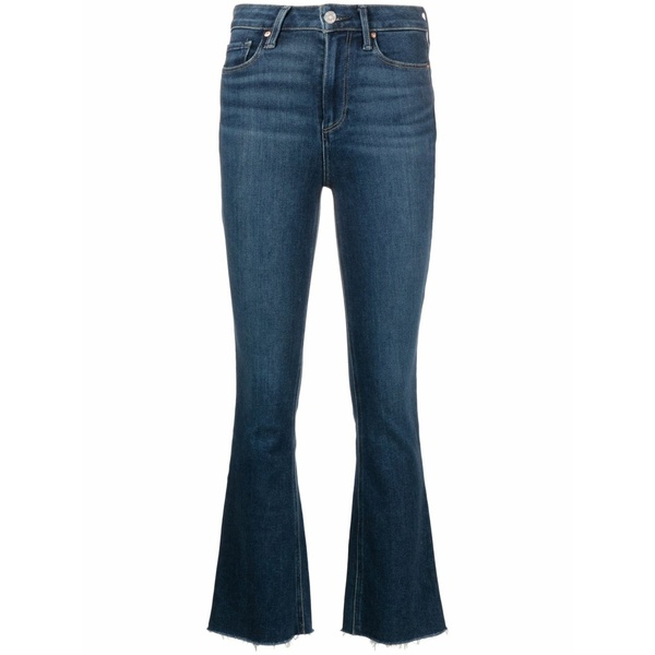 ペイジ レディース デニムパンツ ボトムス Claudine raw cut-hem jeans Blue｜asty