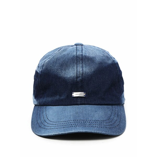アーダーエラー レディース かぶり笠 付属品 Denim-effect metal-detail baseball cap Blue
