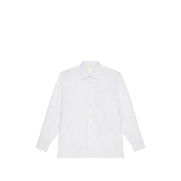 ジバンシー メンズ プルオーバー トップス Long-sleeve pocket shirt White