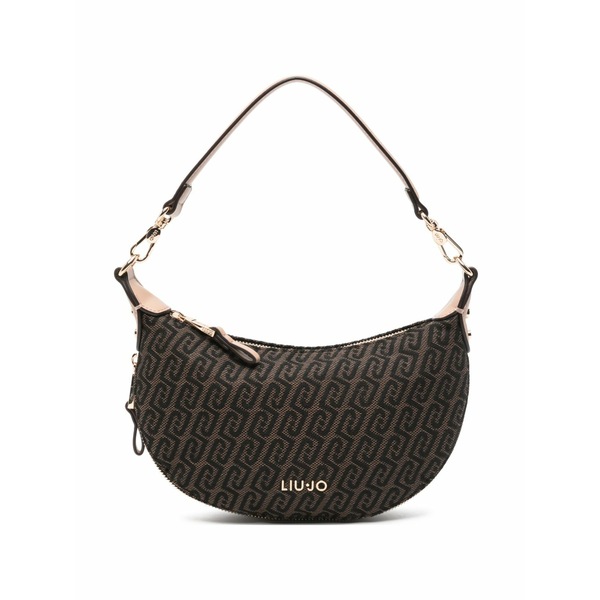 リュージョー レディース ショルダーバッグ バッグ Monogram-print chain tote bag Brown｜asty