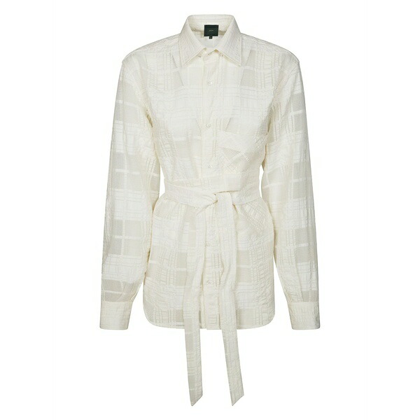 ジェジア レディース プルオーバー トップス Rob shirt White