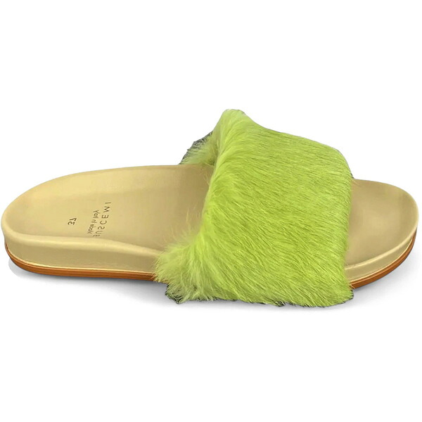 Buscemi ブシェミ レディース スニーカー  【Buscemi Fur Clot Leather Slide Green (Women\u0027s)】  大いさ EU_38(24珊) Green スニーカー-靴