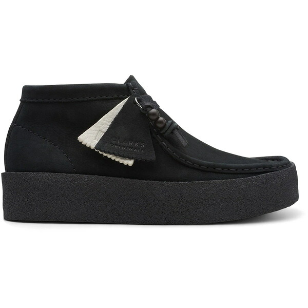 Clarks クラークス レディース スニーカー  【Clarks Originals Wallabee Cup Boot Black Nubuck (Women)】  サイズ US_9.5(26.5cm) Black