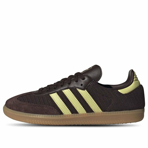 adidas アディダス レディース スニーカー  【(WMNS) adidas Samba OG \u0027Shadow Brown Powder Yellow\u0027 JR8167】  大きさ US_6(23.0糎)