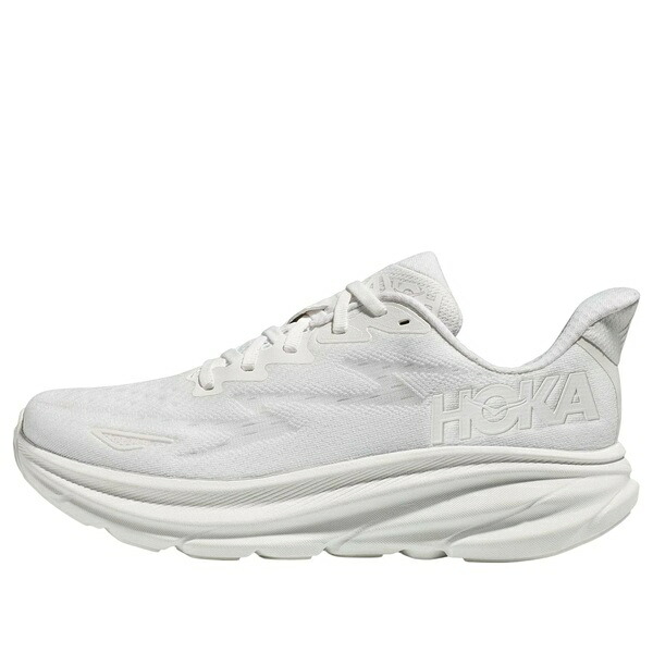 HOKA ONE ONE ホカオネオネ メンズ スニーカー 【HOKA ONE ONE Clifton 9 'White' 1127895-WWH】 サイズ US_12.5(30.5cm)｜asty