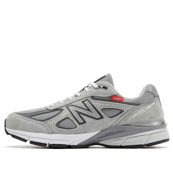 New Balance ニューバランス メンズ スニーカー 【New Balance 990v4 Made In USA 'Red Label - Grey' M990VS4】 サイズ US_11.5(29.5cm)｜asty