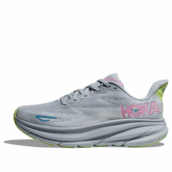 HOKA ONE ONE ホカオネオネ レディース スニーカー Gull/Sea Ice 【(WMNS) HOKA ONE ONE Clifton 9 \u0027Gull Sea Ice\u0027 1132211-GLLS】  大きさ US_5.5(22.5糎)