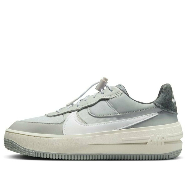 Nike ナイキ レディース スニーカー GreyWHITE 【(WMNS) Nike Air Force 1 PLT.AF.ORM Lv8 \u0027Grey White\u0027 DZ4985-097】  大きさ US_6.5(23.5糎)