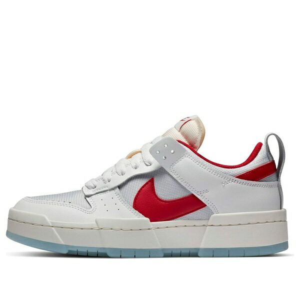 Nike ナイキ レディース スニーカー White/Red 【(WMNS) Nike Dunk Low Disrupt \u0027White Gym Red\u0027 CK6654-101】  大きさ US_7(24.0糎)