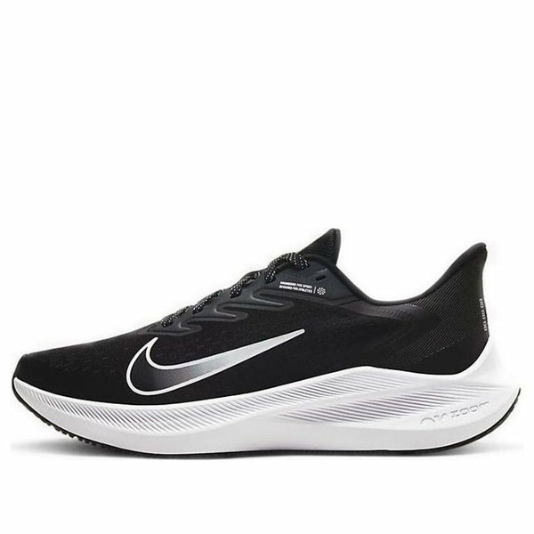 Nike ナイキ レディース スニーカー Black/White/Anthracite 【(WMNS) Nike Air Zoom Winflo 7 \u0027Black Anthracite\u0027 CJ0302-005】  大きさ US_6.5(23.5糎)