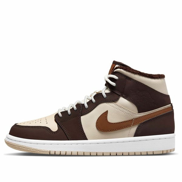 Air Jordan ジョーダン レディース スニーカー Cream/Brown 【(WMNS) Air Jordan 1 Mid SE \u0027Cream Dark Chocolate\u0027 DO6699-200】  大きさ US_W_11