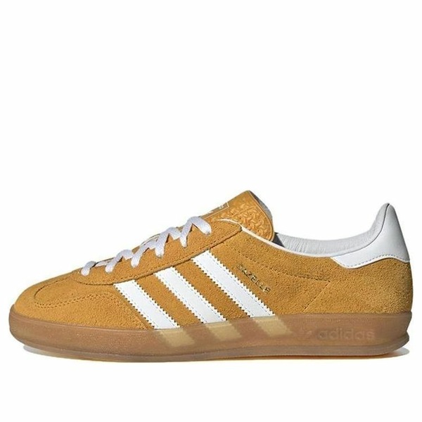 adidas アディダス レディース スニーカー YELLOW/WHITE 【(WMNS) adidas Gazelle Indoor 'Orange Peel Gum' HQ8716】 サイズ US_8.5(25.5cm)｜asty
