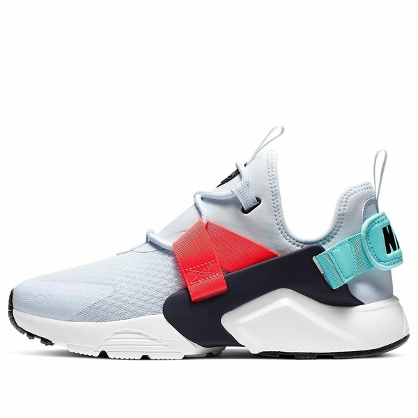 Nike ナイキ レディース スニーカー Gray/Light Green/Dark Red/Black 【(WMNS) Nike Air Huarache City Low 'Gray Light Green Dark Red' AH6804-015】 サイズ US_5(22.0cm)｜asty
