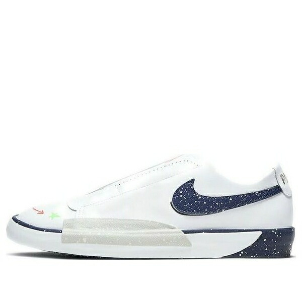 Nike ナイキ レディース スニーカー White/Blue 【(WMNS) Nike Blazer Low 'Planet of Hoops' CW2619-141】 サイズ US_6(23.0cm)｜asty