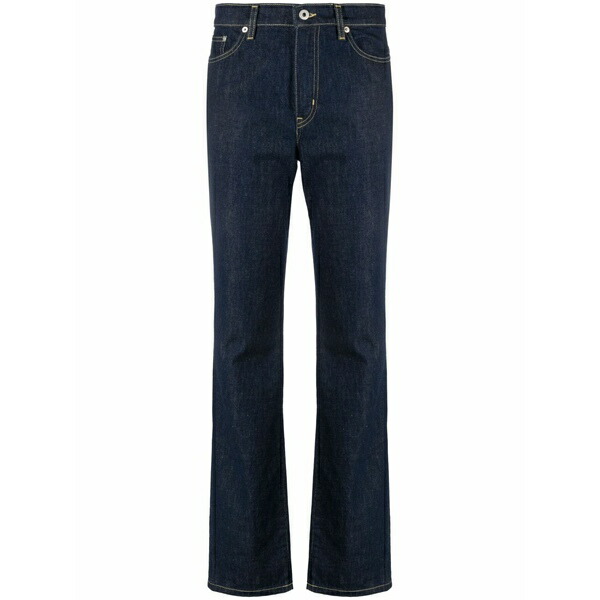 ケンゾー レディース デニムパンツ ボトムス Asagao straight-leg jeans Blue｜asty